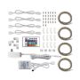 10" Flexible Led Undercabinet Strips Remote Included-4/Pack