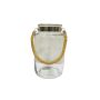 7.5" Glass Candle Holder