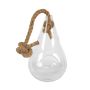 Hanging Glass Large Pear 7 x 12"