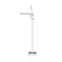 Floor Mounted Bath Filler with Handheld Shower In Chrome