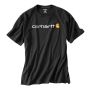Black Signature Logo Short Sleeve T-Shirt-2 Extra Large
