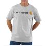 T-Shirt manches courtes à logo signature, moyen, gris