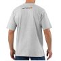T-Shirt manches courtes à logo signature, moyen, gris