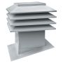 Attic Ventilator with Adjustable Flashing