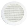 5" Plastic Round Mini Louvers White