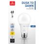 10 Watt LED A19 E26 Dusk To Dawn Light Bulb