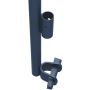 Guard Rail Post with Wedge Clamp Support