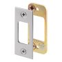Deadbolt Strike, 2 Piece, High Security, Satin Nickel