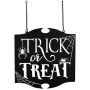 Trick Or Treat Metal Flag
