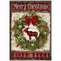 Woodland Christmas Garden Flag