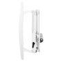 Sliding Door Handle, Flush Mount, White