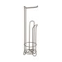 Bronze Classico Free Standing Toilet Paper Tissue Holder