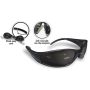 Black Polycard Small Wrap Around Safety Glasses