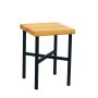 11.5" Wood & Metal Plant Stand