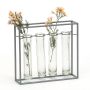 4 Bud Vase in Metal Frame