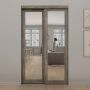 60" X 80" Antique Sliding Mirror Door