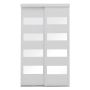 48" X 80-1/2" Fusion 4 Lite Sliding Door White