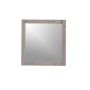 35-1/2" x 29-1/2" Veined Brown Mirror With 2-1/2" Border