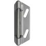 Spring-Loaded Strike For Fixed Latches In Silver