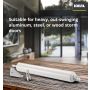 White Heavy Door Closer