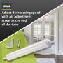 White Heavy Door Closer