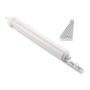 White Quick-Hold Door Closer, Extra-Heavy Duty