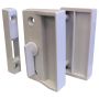 Screen Door Latch Set White