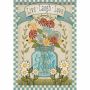 Garden Flag Mason Jar Floral