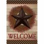 Large Flag Welcome Barn Star