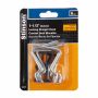 Straight Peg Hooks 6 Pieces