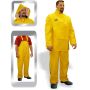 3 Piece Yellow PVC 35mm Rain Suit