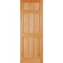 32" x 80" 6 Panel Radiata Pine Door