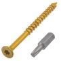 1/4 x 2-1/4" One Screw Flat Head Screw-50/Pack