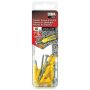 Plastic Anchors #4-6 x 7/8-in + Screws - 10/Pack
