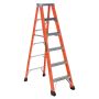 6' Fiberglass Step Ladder Grade 1AA With 375 Lbs Capacity