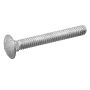 1/4" x 4-1/2" Galvanized Carriage Bolt- 100/Pack