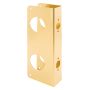 Door Reinforcer 1-3/4"T X 2-3/8"Bs 2-1/8"B Brass N/Recesssed