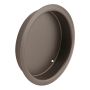 Closet Door Finger Pull, 2-1/8", Classic Bronze