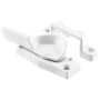 Window Sash Lock, Cam Action, Heavy Duty, White Finish