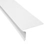 4.5" x 9.84' White Aluminum Front Flashing