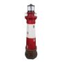 Solar 4' Red And White Lighthouse