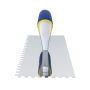 Truelle rev. sol encoche carré acier inox 11 x 1/4 x 1/4 po