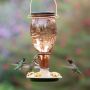 Sugar Maple Top-Fill Glass Hummingbird Feeder