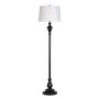 60" Floor Lamp Black