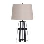 Rusty 26" Table Lamp Black