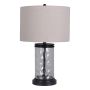 Sails 25" Table Lamp Black