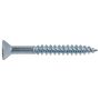 #8 x 1/2" Jar Square Flat Head Zinc Wood Screw-300/Pack