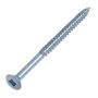 #8 x 2-1/2" Jar Square Flat Head Zinc Wood Screw-250/Pack
