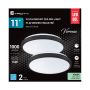 11'' LED Verona Flushmount Ceiling Fixture-2/Pack