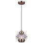Potter 1 Light Gold Cord Pendant